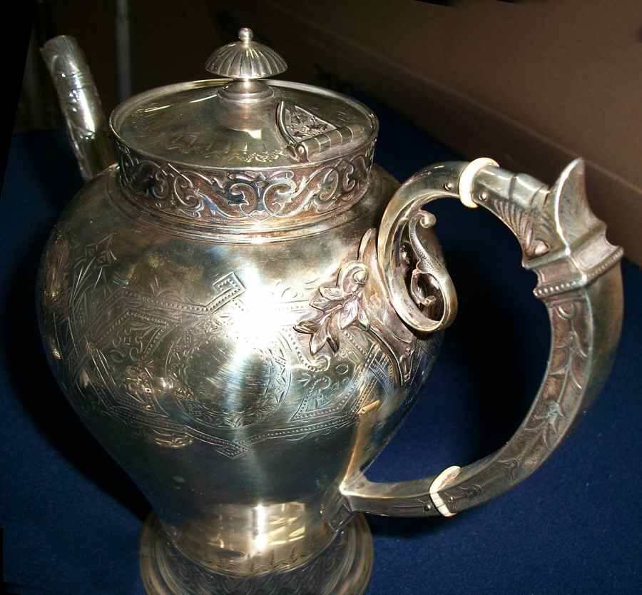 850 (Sterling, Hollowware) Coffee Pot by Gorham Silver-1