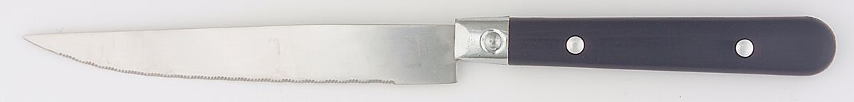 Casual Living-Cobalt (Stainless, Plastic) Individual Solid Handle Steak Knife by Gibson-1