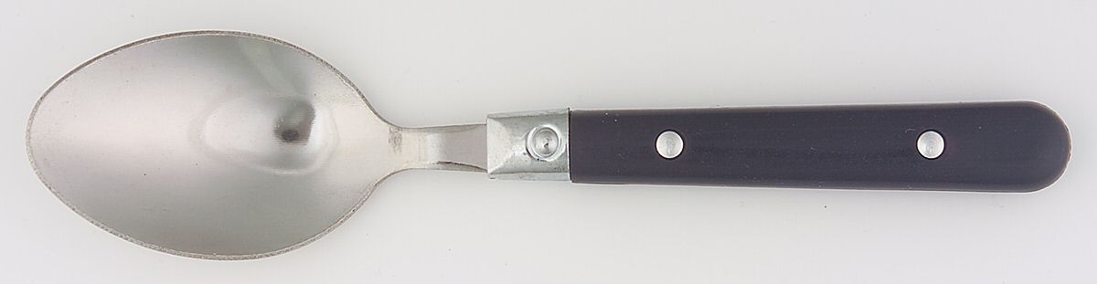 Casual Living-Cobalt (Stainless, Plastic) Place/Oval Soup Spoon by Gibson-1