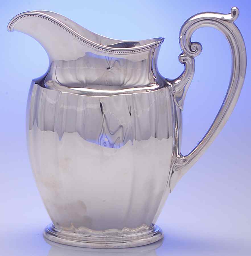 PEMBROKE (STERLING, HOLLOWWARE) Sterling Water Pitcher by Gorham Silver-1