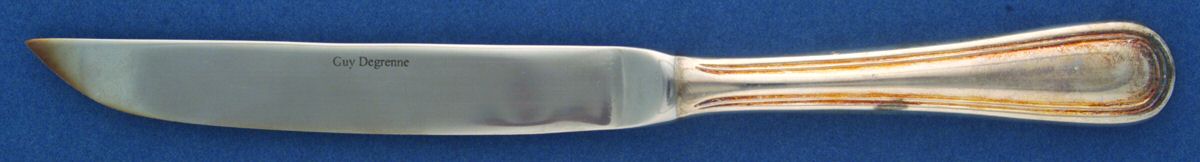 Verlaine (Silverplate) Modern Solid Knife by Guy Degrenne-1