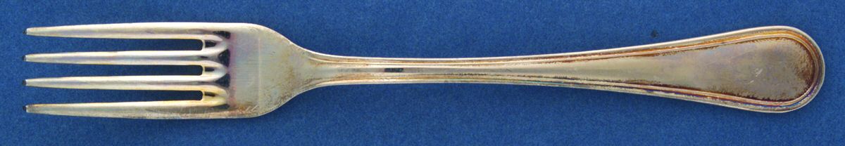 Verlaine (Silverplate) Dessert Fork by Guy Degrenne-1