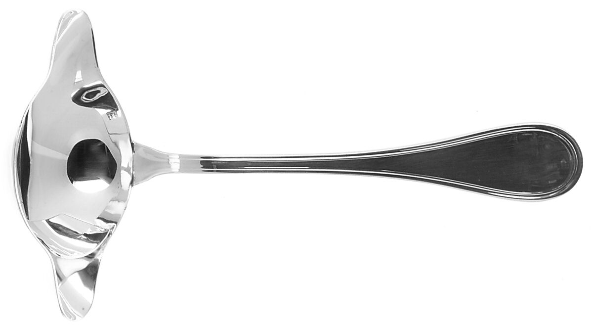 Verlaine (Silverplate) Solid Gravy Ladle by Guy Degrenne-1