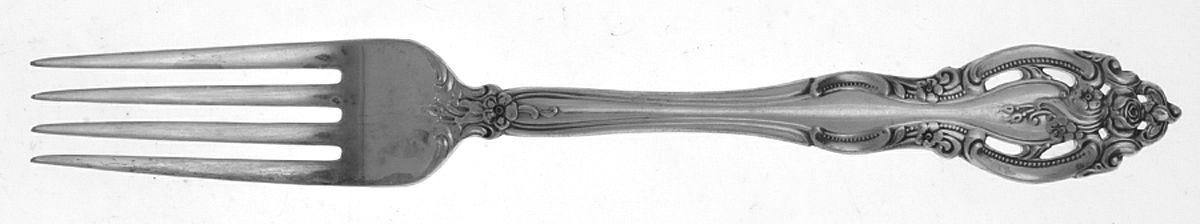 La Scala-Gold (Gold Vermeil, 1964) Fork by Gorham Silver-1