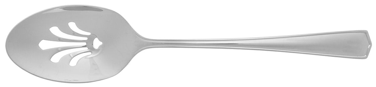 Crest (Stainless) Pierced Tablespoon (Serving Spoon) by Gorham Silver-1