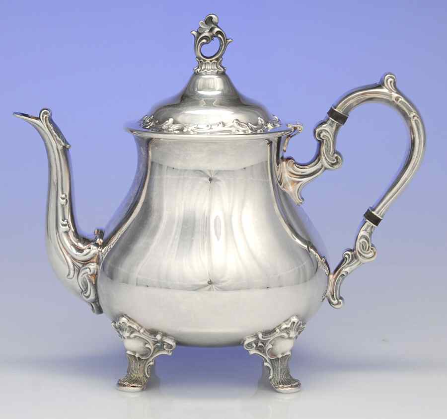 YC1551 (Silverplate, Hollowware) Teapot by Gorham Silver-1