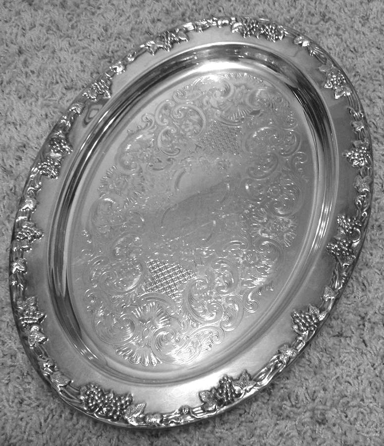 YC1734 (Silverplate, Hollowware) Relish Serving Tray by Gorham Silver-1