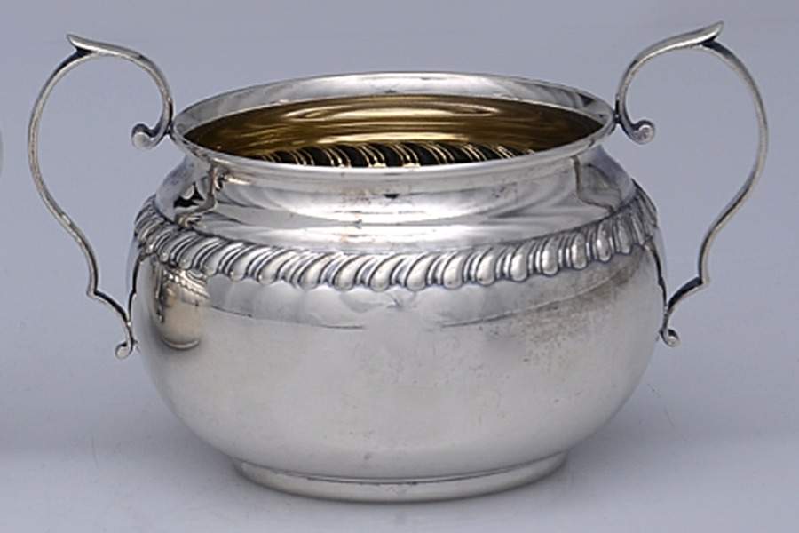 913 (Sterling, Hollowware) Mini Open Sugar Bowl by Gorham Silver-1