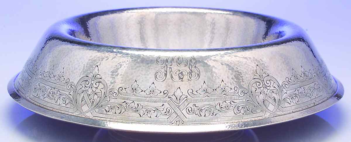 1317A (Sterling, Hollowware) 16" Round Footed Centerpiece by Gorham Silver-1
