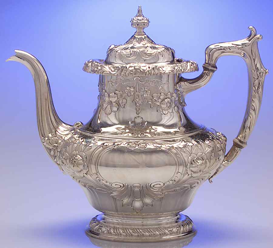 A6981 (Sterling, Hollowware) Coffee Pot by Gorham Silver-1