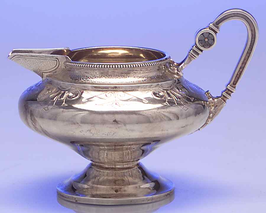 630 (Sterling, Hollowware) Creamer by Gorham Silver-1