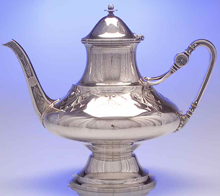 630 (Sterling, Hollowware) Coffee Pot by Gorham Silver-1
