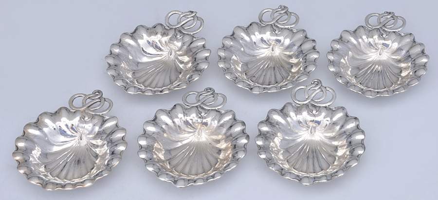 5B (Sterling, Hollowware) Sterling Nut (Set of 6) by Gorham Silver-1
