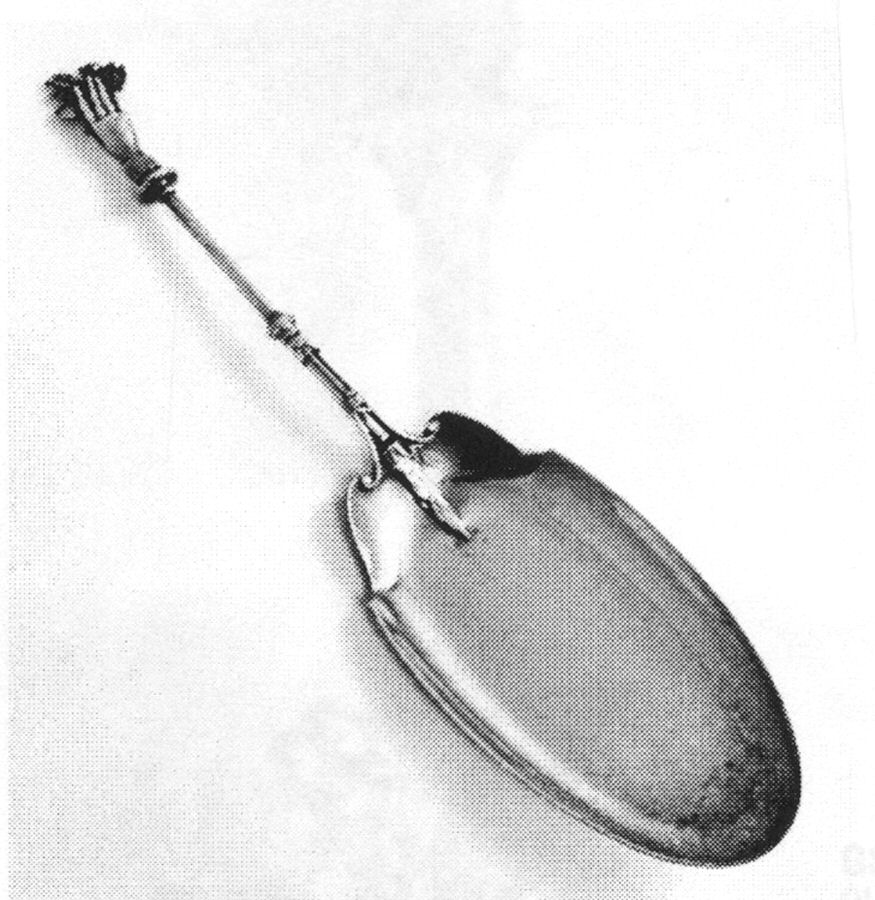 Olive Branch (Sterling) Solid Pudding Serving Knife by Gorham Silver-1