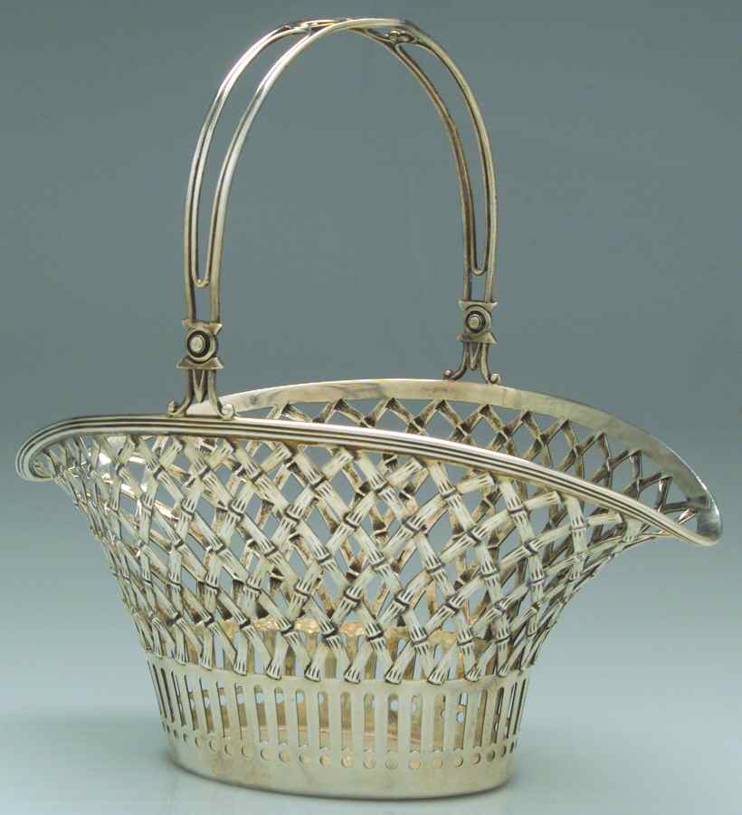 A4267 (Sterling, Hollowware) Basket by Gorham Silver-1