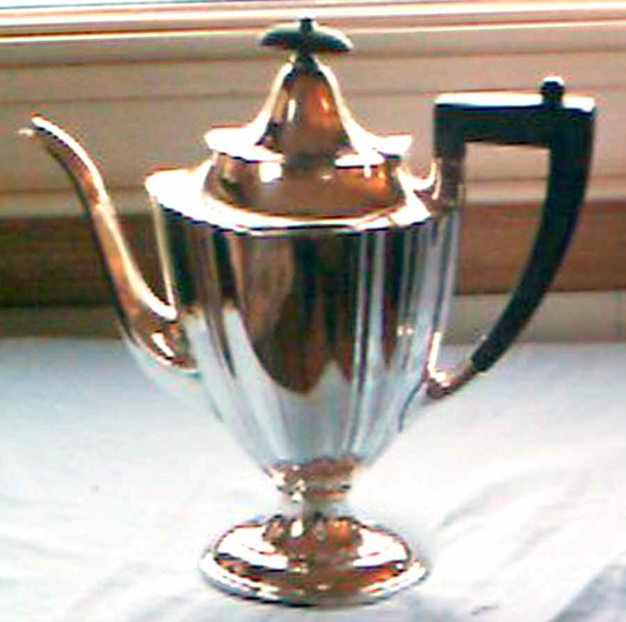 01090 (Silverplate, Hollowware) Silverplate Coffee Pot by Gorham Silver-1