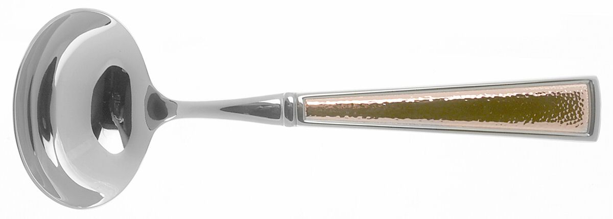 Craft Chic-Copper (Stainless) Solid Gravy Ladle by Gorham Silver-1