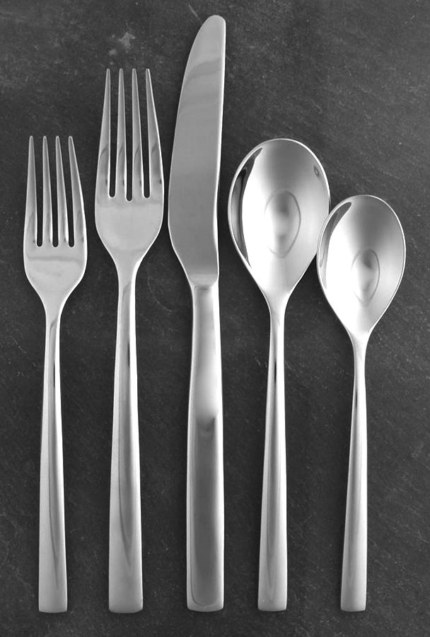 Carrie (Stainless) 5 Piece Place Setting by Gorham Silver-1