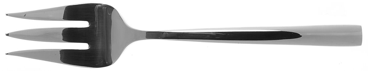 Carrie (Stainless) Medium Solid Cold Meat Serving Fork by Gorham Silver-1
