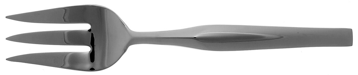 Pacifico (Stainless) Medium Solid Cold Meat Serving Fork by Gorham Silver-1