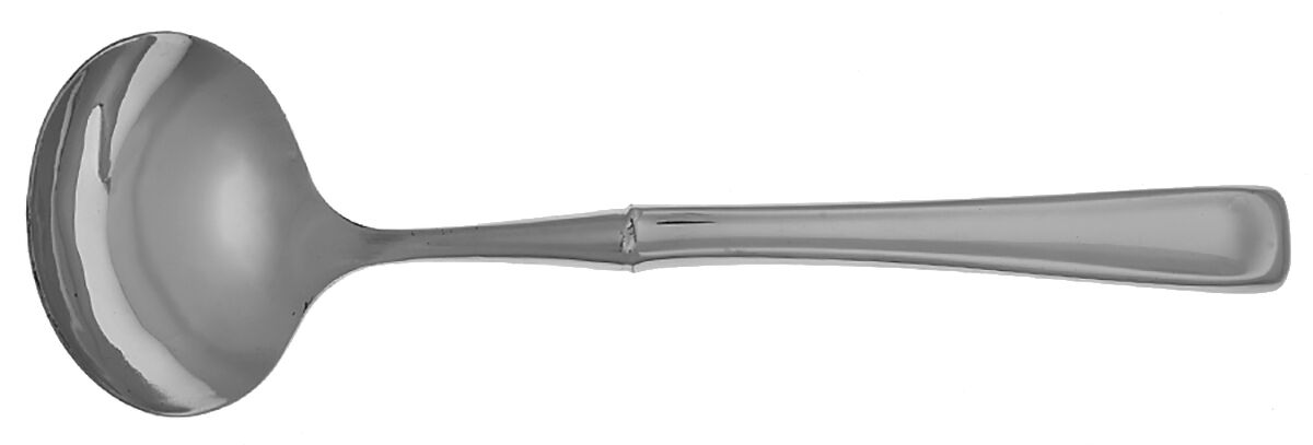 Scoop (Stainless) Gravy Ladle with No Spout Stainless Bowl HC by Gorham Silver-1
