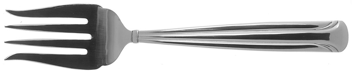 Cyrus (Stainless) Medium Solid Cold Meat Serving Fork by Gorham Silver-1