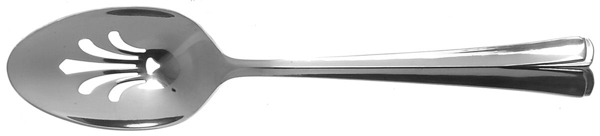 Stratum (Stainless) Pierced Tablespoon (Serving Spoon) by Gorham Silver-1