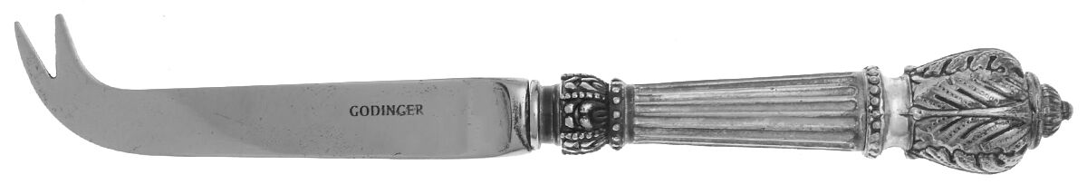 Plume (Silverplate) Hollow Handle Serving Cheese Pick by Godinger-1