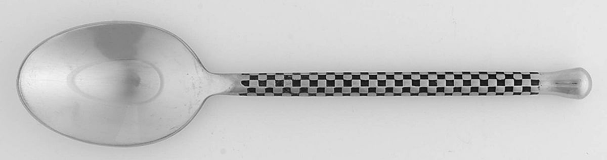 Grid (Stainless) Place/Oval Soup Spoon by Gourmet Settings-1
