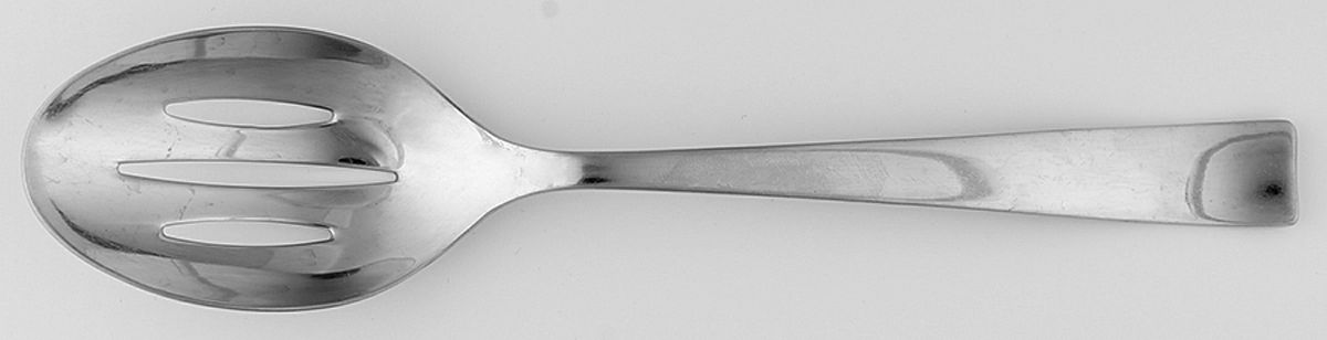 Soprano (Stainless) Pierced Solid Serving Spoon by Gourmet Settings-1
