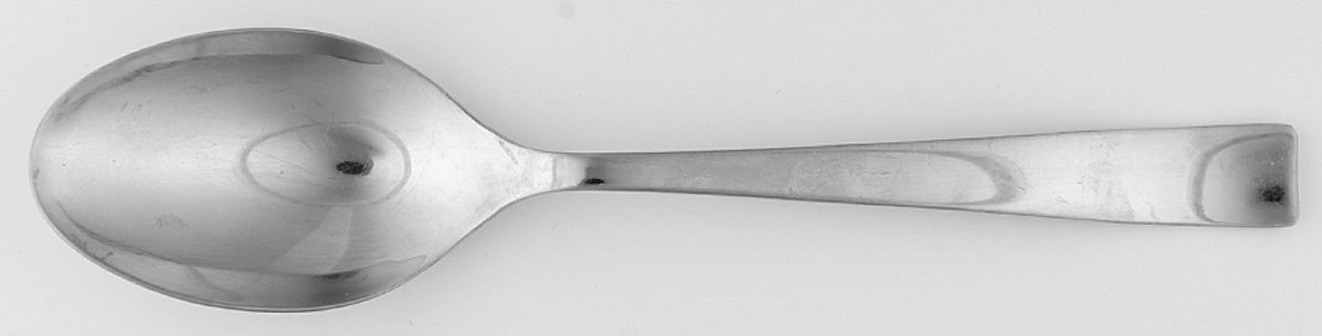 Soprano (Stainless) Solid Serving Spoon by Gourmet Settings-1