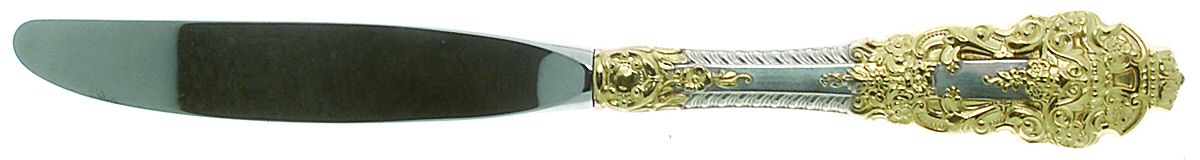 Golden Crown Baroque (Sterling, Partial Gold Accent Modern Hollow Knife by Gorham Silver-1