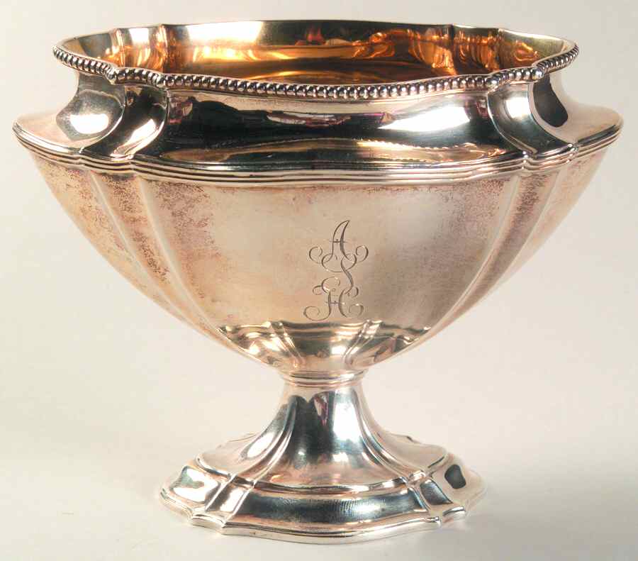 3200 (Sterling, Hollowware) Sugar Bowl No Lid by Gorham Silver-1