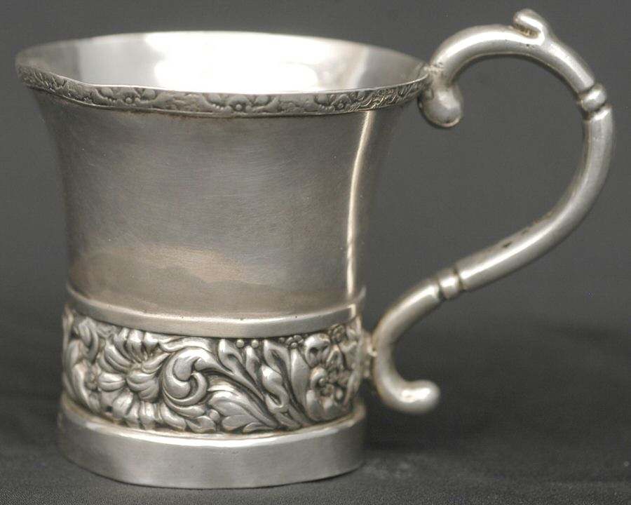 Coin Silver Hollowware Child's Cup by Gerardus Boyce-1