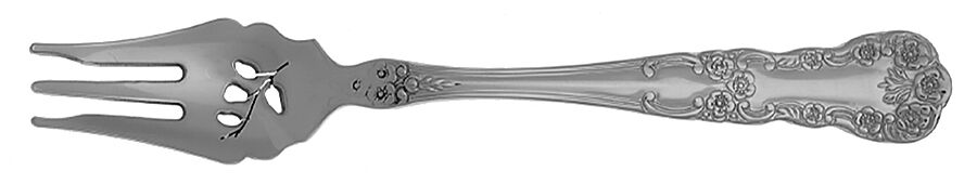Blossom (Stainless) Pickle Fork Pierced with Short Handle HC by Gorham Silver-1