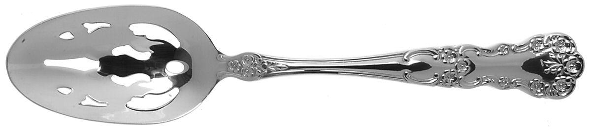 Blossom (Stainless) Pierced Tablespoon (Serving Spoon) by Gorham Silver-1