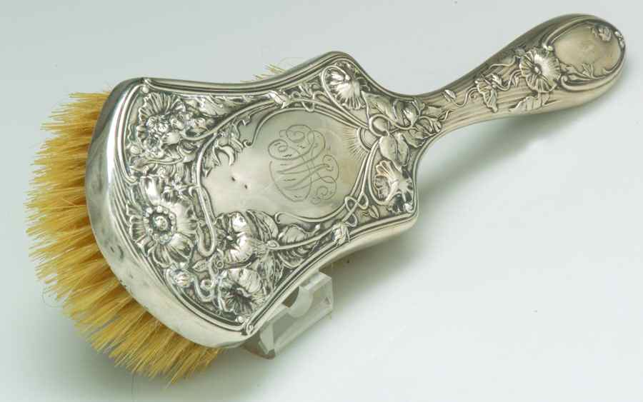 C962 (Sterling, Hollowware) Hair Brush by Gorham Silver-1