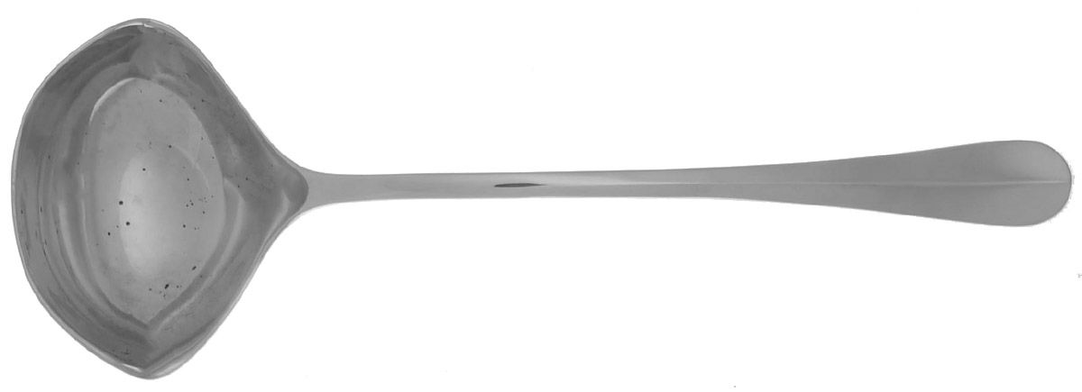 Silverplate Flatware Punch Ladle Solid Piece by Godinger-1