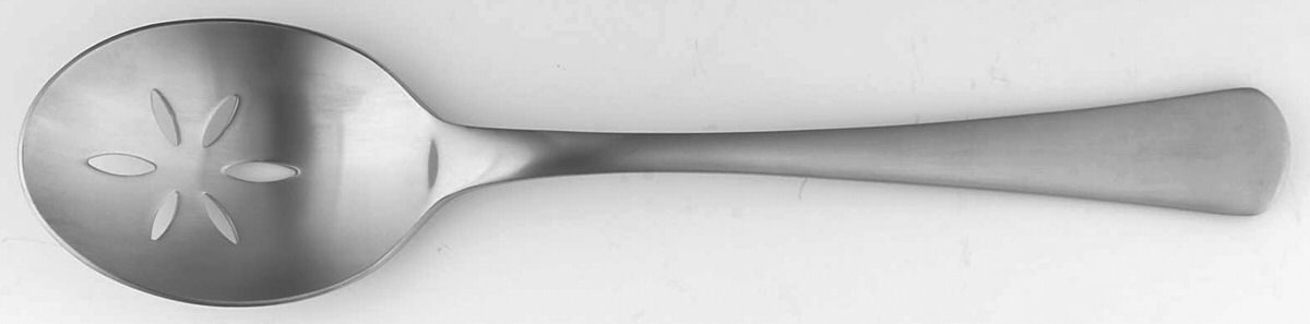 Orrington (Stainless) Pierced Solid Serving Spoon by Ginkgo-1