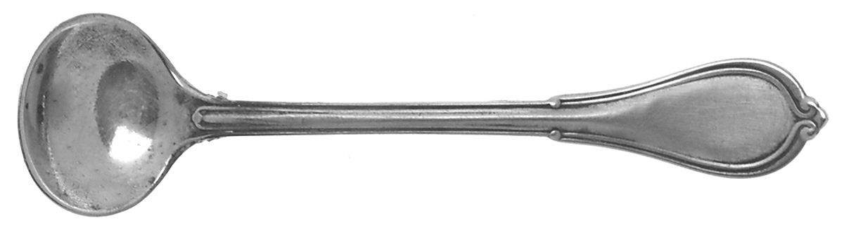 Cottage (Coin) Master Salt Spoon by Gorham Silver-1