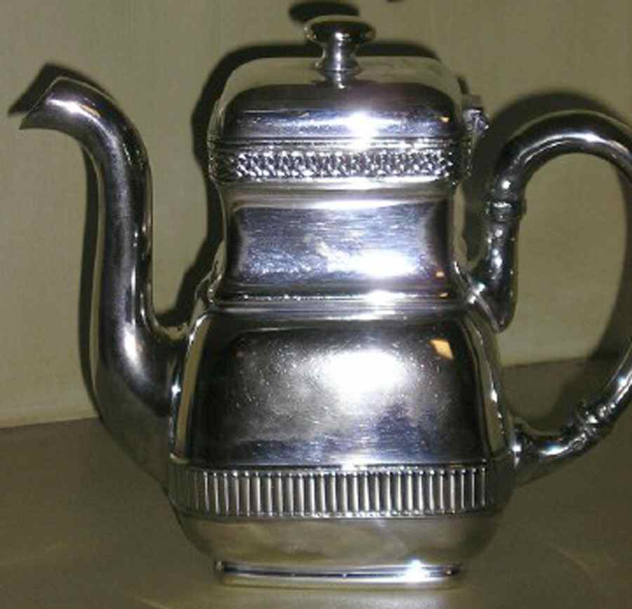 06659 (Silverplate, Hollowware) Silverplate Coffee Pot by Gorham Silver-1