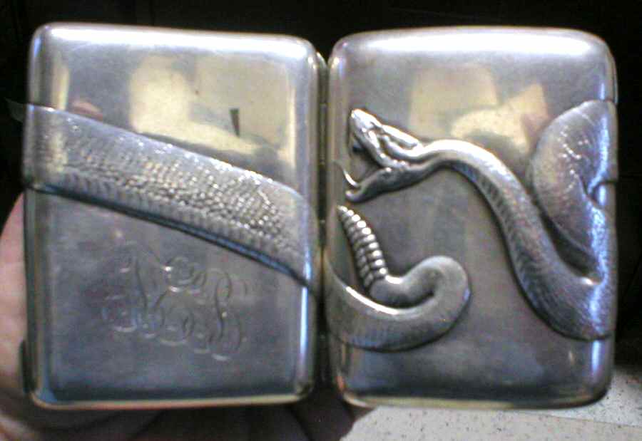 B259m3 (Sterling, Hollowware) Cigarette Case by Gorham Silver-1