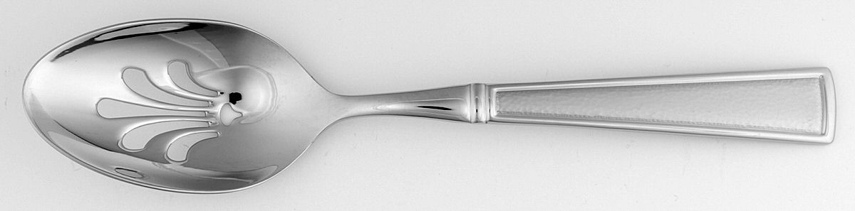 Craft Chic (Stainless) Pierced Tablespoon (Serving Spoon) by Gorham Silver-1