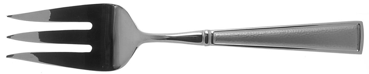 Craft Chic-Frosted (Stainless) Medium Solid Cold Meat Serving Fork by Gorham Silver-1