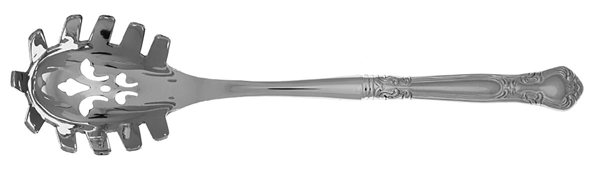 Canterbury (Stainless) Pasta Server with Stainless Bowl HC by Gorham Silver-1