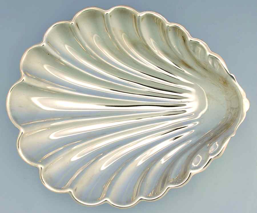 42606 (Sterling, Hollowware) Sterling Bon Bon Shell Bowl by Gorham Silver-1