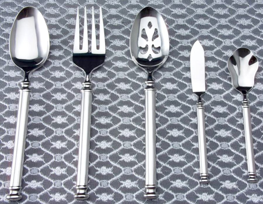 Deco (Stainless) Tablespoon (Serving Spoon) by Godinger-1