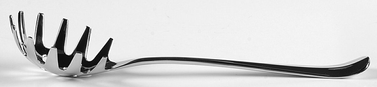 Queen Anne (Nickel Plate) Solid Pasta Server by Godinger-1