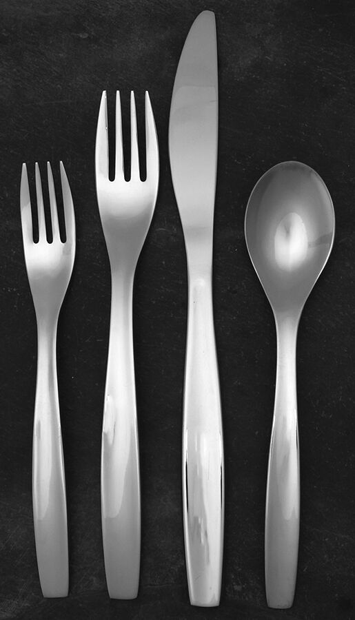 Studio (Stainless) 4 Piece Place Setting by Gourmet Settings-1