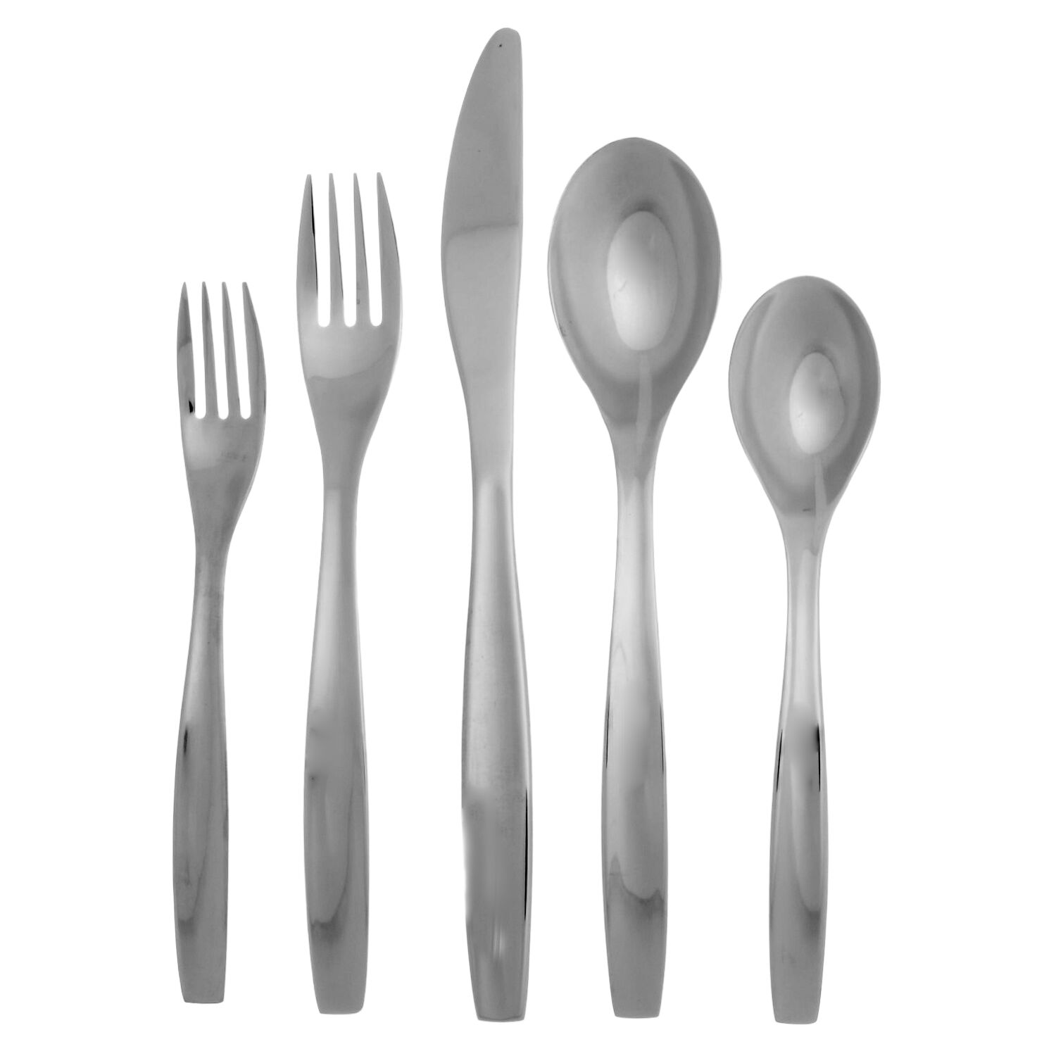 Studio (Stainless) 5 Piece Place Setting by Gourmet Settings-1